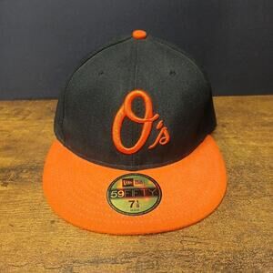 Baltimore Orioles Authentic New Era On-field Made In USA  59fifty Fitted 7 1/8